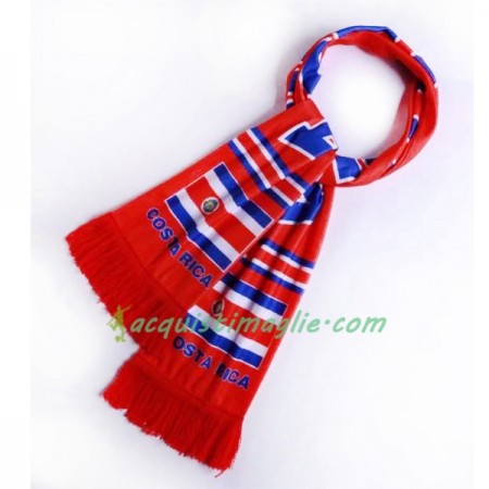 Costa Rica Mondiali 2018 Sciarpa Rosso